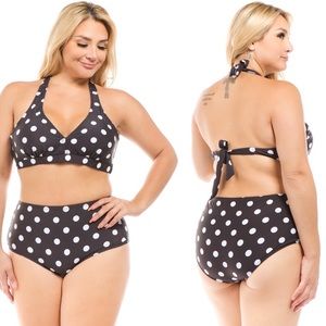 ✨Last 1✨Plus Classic Polka Dot Swimsuit
